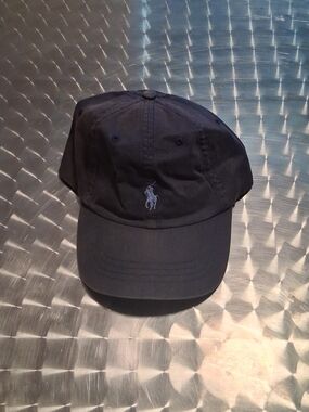 Polo by Ralph Lauren Navy Baseball Cap with Embroidered Pony
